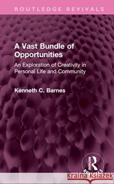 A Vast Bundle of Opportunities Kenneth C. Barnes 9781032592978