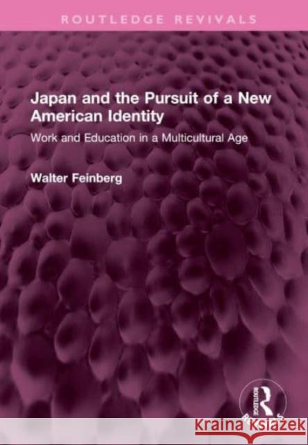 Japan and the Pursuit of a New American Identity Walter Feinberg 9781032609997 Taylor & Francis Ltd
