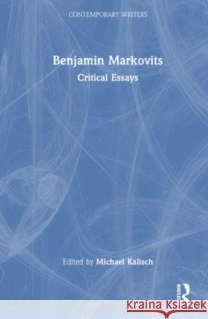 Benjamin Markovits  9781032614908 Taylor & Francis Ltd