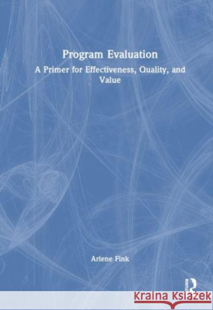 Program Evaluation Arlene Fink 9781032635064