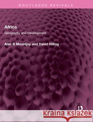 Africa David Hilling 9781032638256 Taylor & Francis Ltd