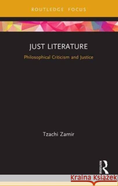 Just Literature Tzachi Zamir 9781032652757