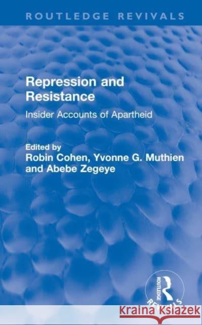 Repression and Resistance  9781032709789 Taylor & Francis Ltd