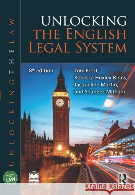 Unlocking the English Legal System Shaneez Mithani 9781032729732 Routledge