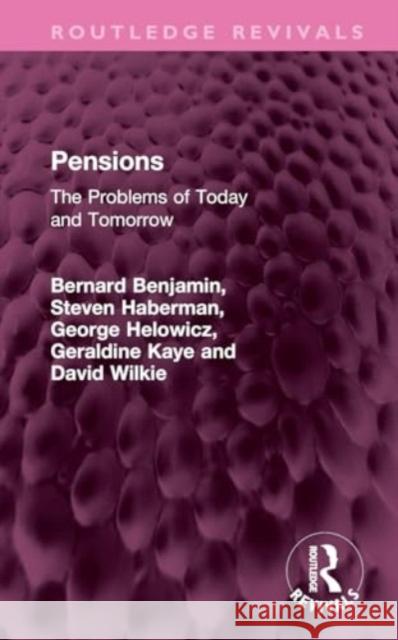 Pensions David Wilkie 9781032742960