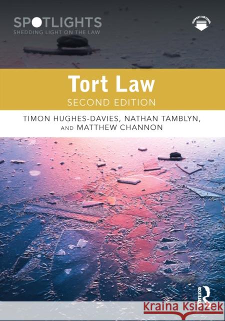 Tort Law Matthew Channon 9781032767741 Routledge