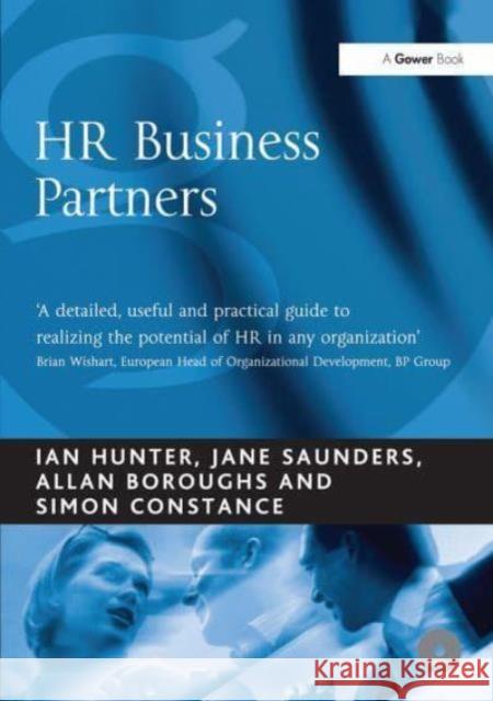 HR Business Partners Ian Hunter Jane Saunders Simon Constance 9781032837635 Routledge