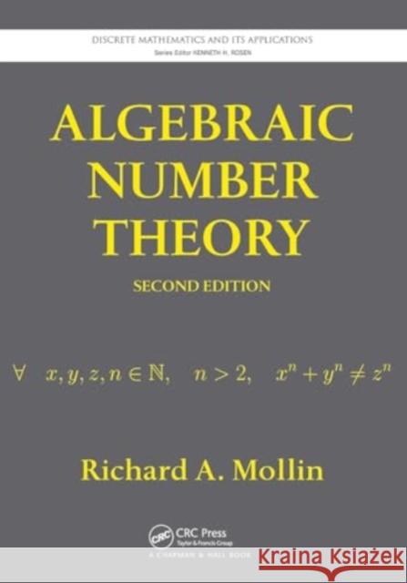 Algebraic Number Theory Richard A. Mollin 9781032919829