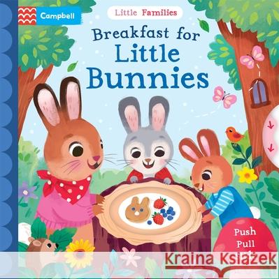 Breakfast for Little Bunnies: A Push Pull Slide Book Campbell Books 9781035028269 Pan Macmillan