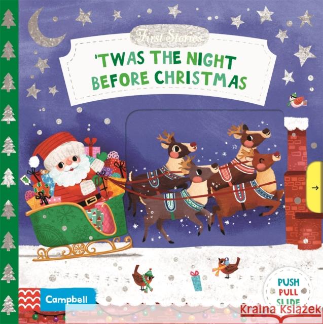 'Twas the Night Before Christmas Campbell Books Miriam Bos Clement Clarke Moore 9781035040568 Campbell Books