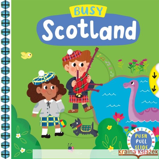 Busy Scotland: A Push, Pull, Slide Book Campbell Books 9781035043774 Pan Macmillan