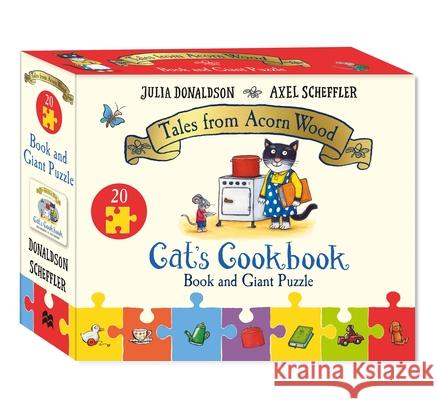 Cat's Cookbook Book and Giant Puzzle Gift Set Julia Donaldson 9781035045815 Pan Macmillan