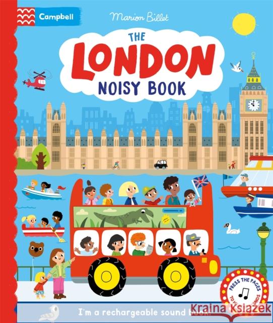 The London Noisy Book: A rechargeable press-the-page sound book Campbell Books 9781035055661