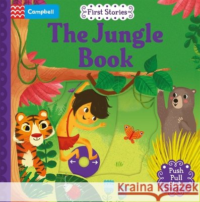 The Jungle Book: A Push, Pull, Slide Book Campbell Books 9781035056262