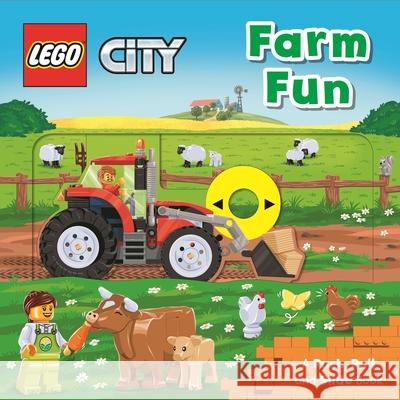 Lego(r) City. Farm Fun: A Push, Pull and Slide Book MacMillan Children's Books AMEET Studio 9781035064106 MacMillan Children's Books