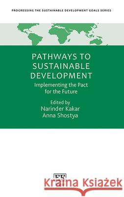 Pathways To Sustainable Development – Implementing the Pact for the Future Narinder Kakar, Anna Shostya 9781035356331 