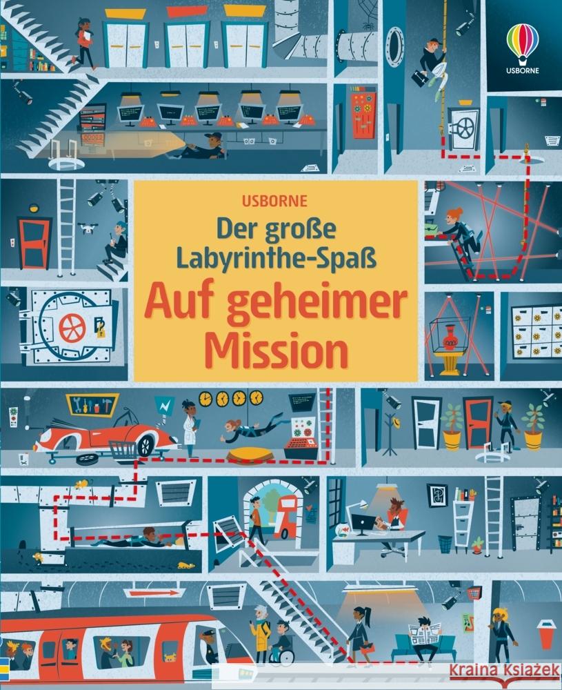 Der große Labyrinthe-Spaß: Auf geheimer Mission Smith, Sam 9781035700219 Usborne Verlag