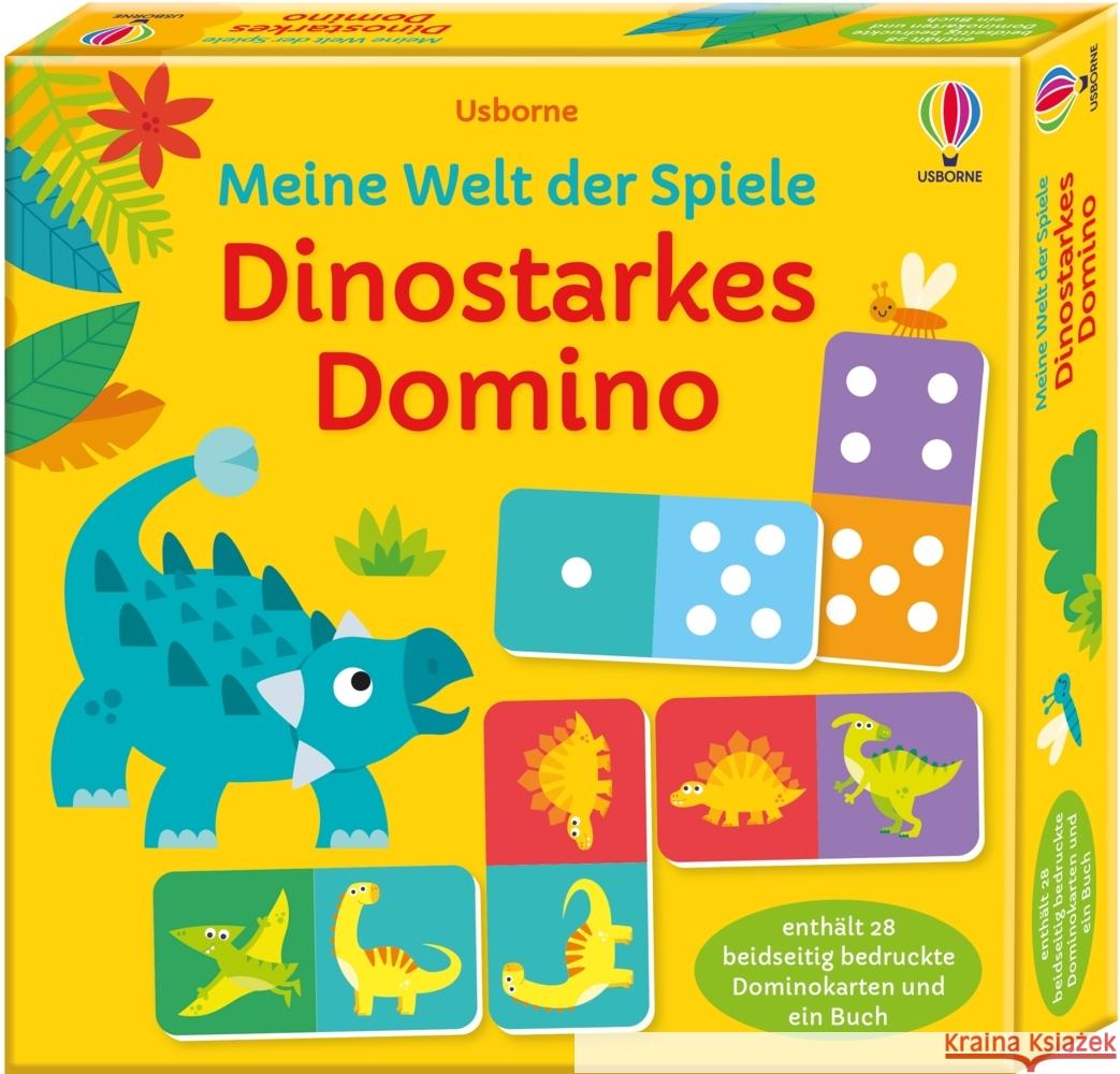 Meine Welt der Spiele: Dinostarkes Domino Nolan, Kate 9781035700318 Usborne Verlag