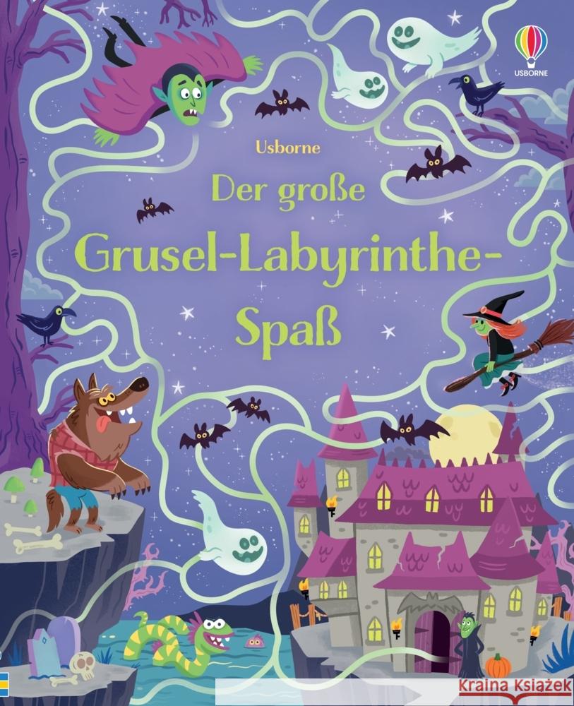 Der große Grusel-Labyrinthe-Spaß Smith, Sam 9781035700714 Usborne Verlag