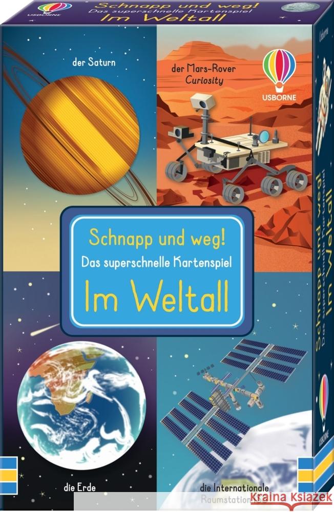 Schnapp und weg! Das superschnelle Kartenspiel: Im Weltall Watt, Fiona 9781035704323