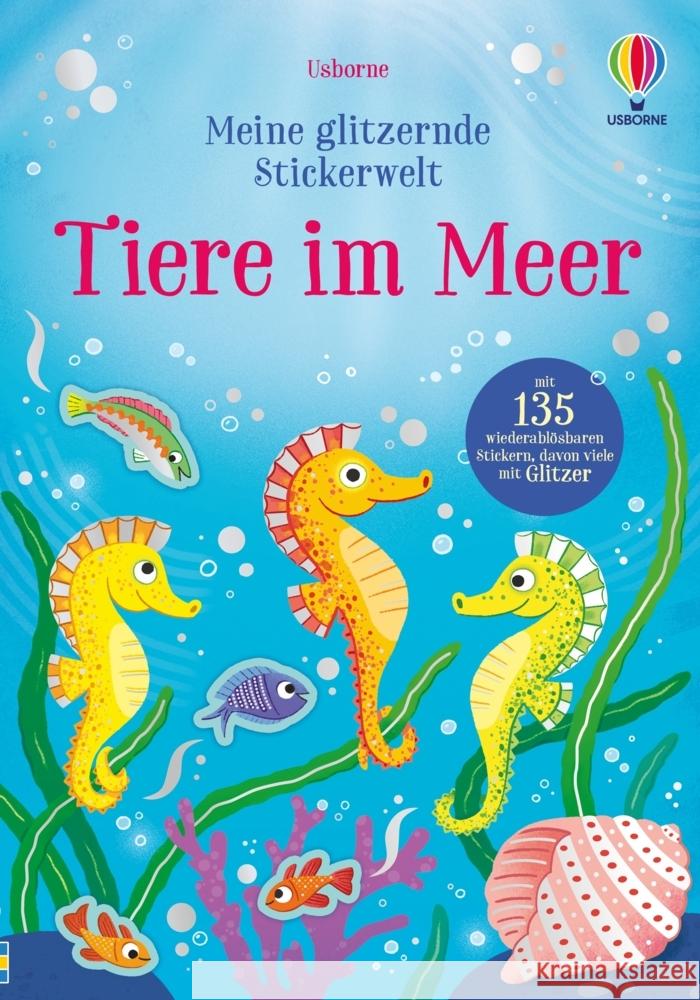 Meine glitzernde Stickerwelt: Tiere im Meer Bathie, Holly 9781035704521
