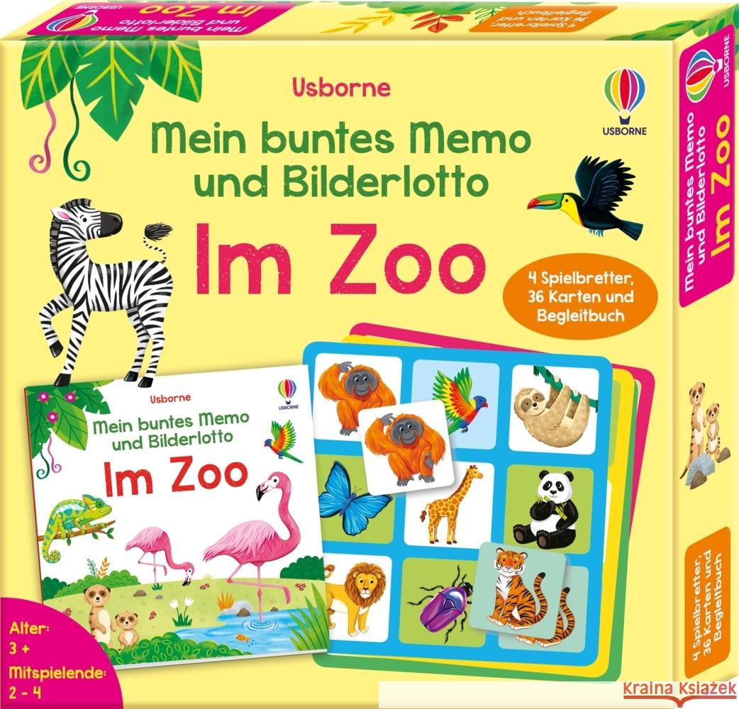 Mein buntes Memo und Bilderlotto: Im Zoo Nolan, Kate 9781035704774