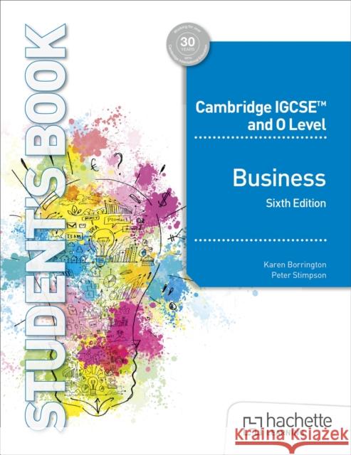 Cambridge IGCSE and O Level Business Sixth Edition Peter Stimpson 9781036010645