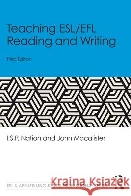 Teaching ESL/EFL Reading and Writing John Macalister 9781041012245 Routledge