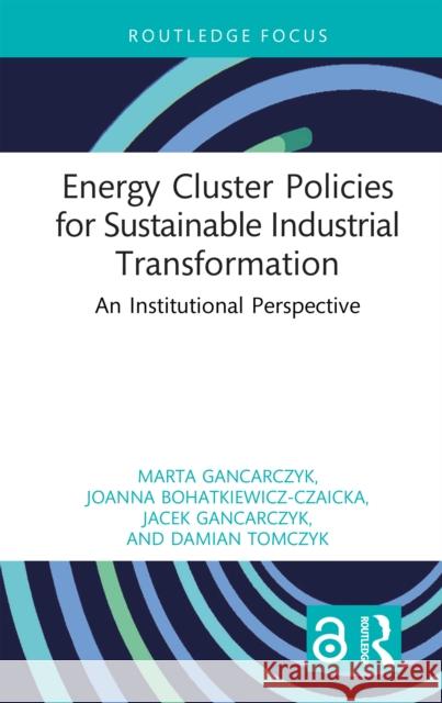Energy Cluster Policies for Sustainable Industrial Transformation: An Institutional Perspective Damian Tomczyk 9781041033691 Routledge