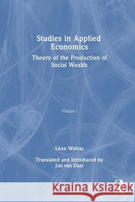 Studies in Applied Economics Leon Walras 9781041275411