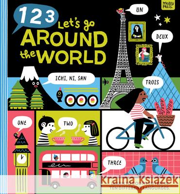123 Let's Go Around World Adam Thompson Erica Harrison 9781067098551 Messy Press