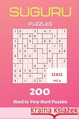 Suguru Puzzles - 200 Hard to Very Hard Puzzles 11x11 vol.4 Liam Parker 9781070245959 Independently Published