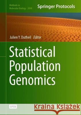 Statistical Population Genomics Julien Dutheil 9781071601983 Humana