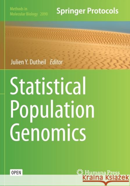 Statistical Population Genomics  9781071602010 Springer US