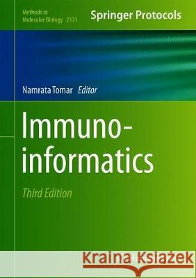 Immunoinformatics Namrata Tomar 9781071603888 Humana