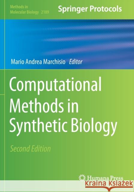 Computational Methods in Synthetic Biology  9781071608241 Springer US