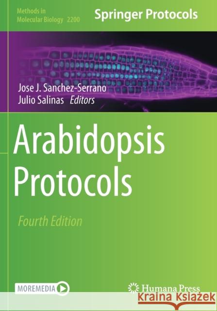 Arabidopsis Protocols Sanchez-Serrano, Jose J. 9781071608821