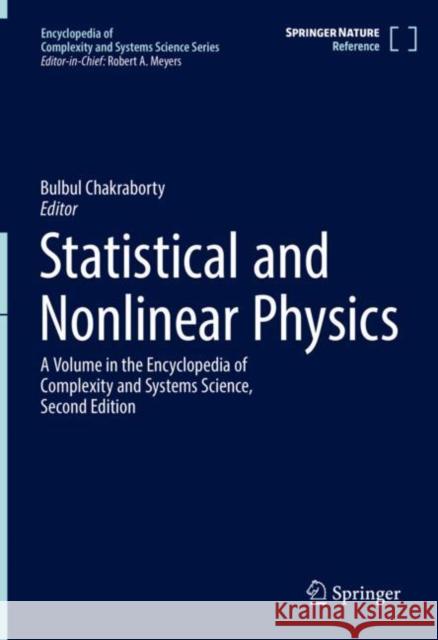 Statistical and Nonlinear Physics Bulbul Chakraborty 9781071614532 Springer