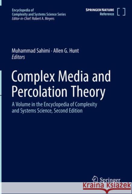 Complex Media and Percolation Theory Muhammad Sahimi Allen Hunt 9781071614563 Springer