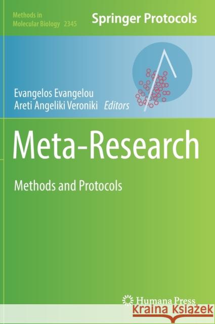 Meta-Research: Methods and Protocols Evangelou, Evangelos 9781071615652