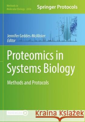 Proteomics in Systems Biology  9781071621264 Springer US