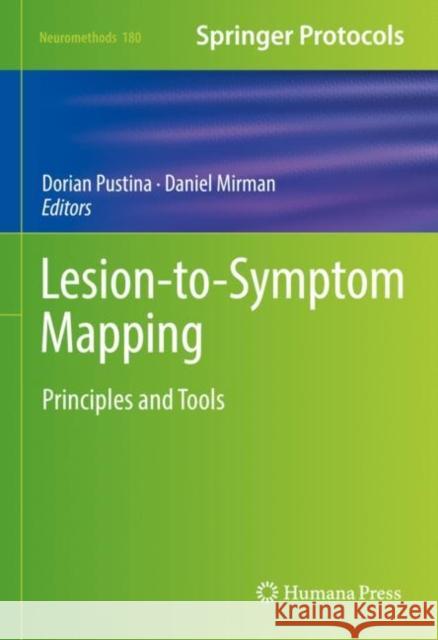 Lesion-To-Symptom Mapping: Principles and Tools Pustina, Dorian 9781071622247