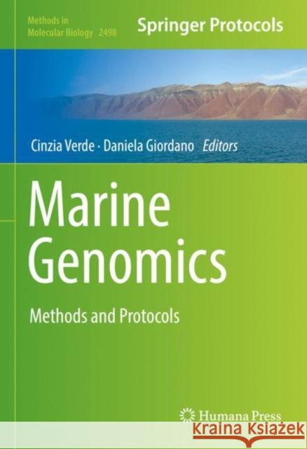 Marine Genomics: Methods and Protocols Verde, Cinzia 9781071623121
