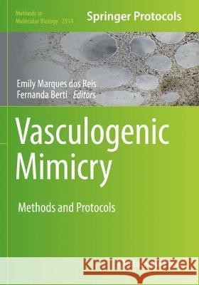 Vasculogenic Mimicry  9781071624050 Springer US