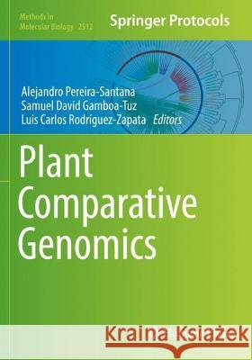 Plant Comparative Genomics  9781071624319 Springer US