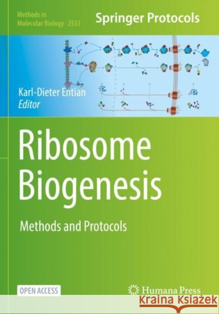 Ribosome Biogenesis: Methods and Protocols Entian, Karl-Dieter 9781071625033