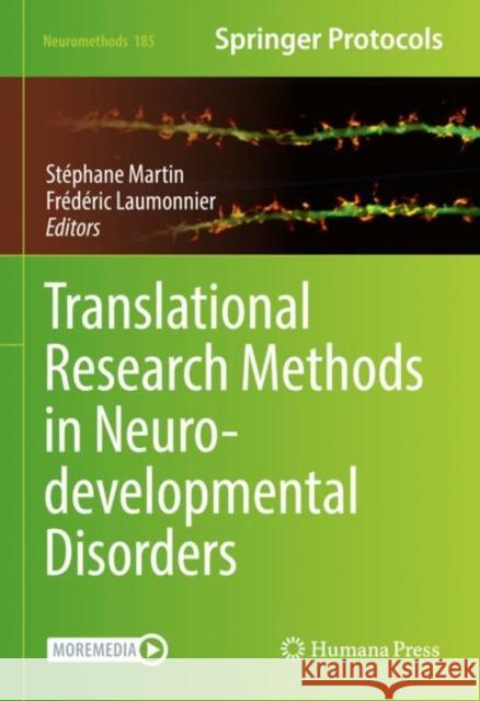 Translational Research Methods in Neurodevelopmental Disorders  9781071625682 Springer US