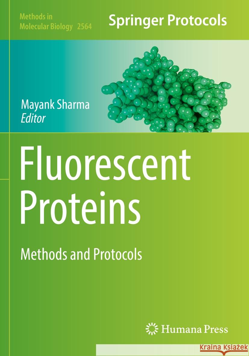 Fluorescent Proteins  9781071626696 Springer US