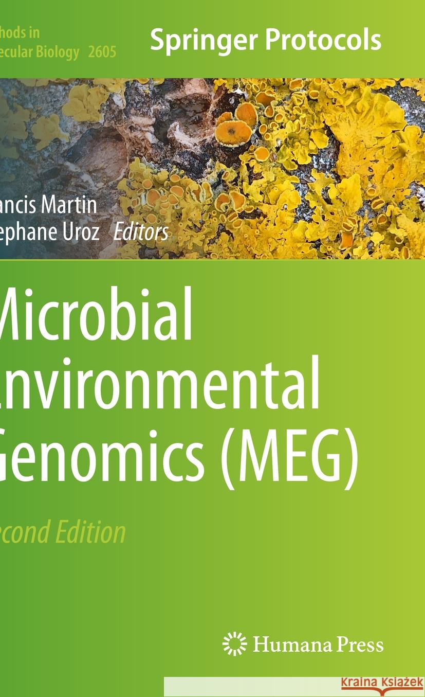 Microbial Environmental Genomics (Meg) Francis Martin Stephane Uroz 9781071628737