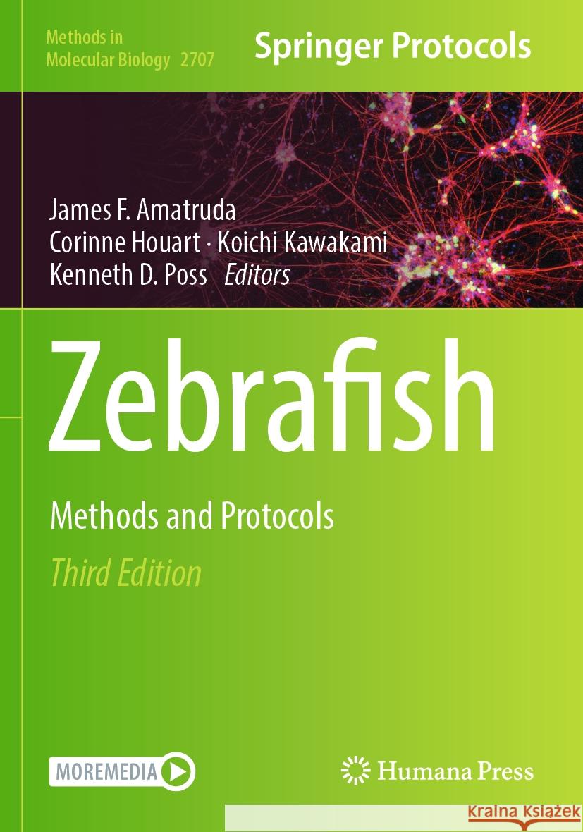 Zebrafish: Methods and Protocols James F. Amatruda Corinne Houart Koichi Kawakami 9781071634035 Humana